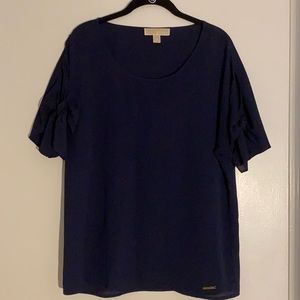 Michael Kors medium blue blouse